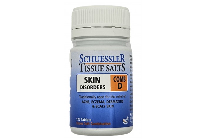 SCHUESSLER TISSUE SALTS, (COMB D) SKIN DISORDERS