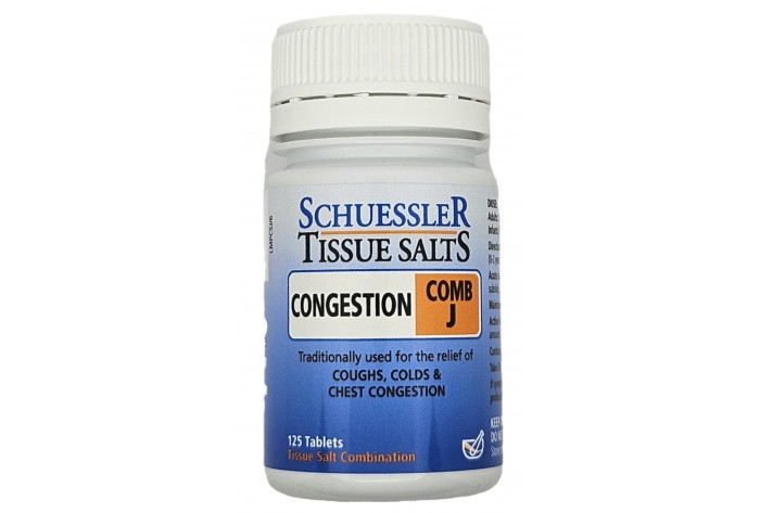 SCHUESSLER TISSUE SALTS, (COMB J) CONGESTION