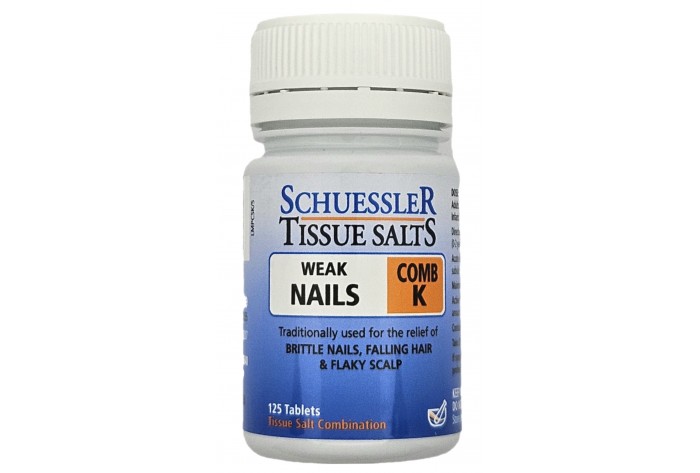 SCHUESSLER TISSUE SALTS, (COMB K) WEAK NAILS